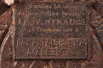 sienas šķīvis, "Piemiņa Latvijas Valsts dibināšanai 18.XI.1918", čuguns, ∅23 cm, svars ~ 1250 g., La...