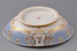 salad-bowl, porcelain, Kornilov Brothers manufactory, Russia, the middle of the 19th cent., 30.8 x 2...