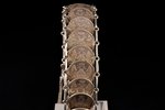 a bracelet, with silver Russian Empire 5 kopecks coins (1835,1845-1850,1853), silver, 29.65 g., the...