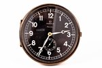 настольные часы, "Omega", 8 Days, Швейцария, 20-30е годы 20го века, сталь, 8.3 x 3.3 см, Ø 76 мм, ис...