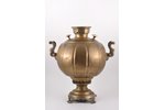 samovar, Братья Воронцовы, shape "faceted sphere", brass, Russia, the border of the 19th and the 20t...
