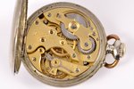 kabatas pulkstenis, "Paul Buhre", Šveice, 20. gs. sākums, metāls, 6 x 5 cm, Ø 42.7 mm, darbojas...