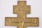 cross, The Crucifixion, copper alloy, Russia, the 2nd half of the 19th cent., 38.5 x 19.8 x 0.8 cm,...
