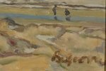 Бельцова Александра (1892-1981), Пейзаж с лодками, 50-е годы 20го века, картон, масло, 31 x 42.5 см...
