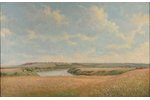 Shmatikov Pavel Arhipovich (1907-1992), "Meadows of Gnezdovsk", 1949, canvas, oil, 55.5 x 87 cm...