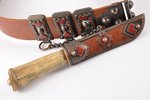 a belt, metal, enamel, the border of the 19th and the 20th centuries, 95 cm...