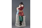 figurine, Andrey with Polish girl, bisque, Russia, Gardner manufactory, the 2nd half of the 19th cen...
