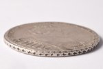 1 рубль, 1732 г., серебро, Российская империя, 25.25 г, Ø 40.6 x 41.5 мм, F...