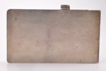 notebook, silver, 875 standard, 42.60 g, 8.3 x 4.8 cm, the 20ties of 20th cent., Latvia...