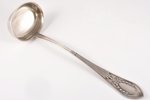 ladle, silver, 875 standard, 252.60 g, 32.5 cm, the 20ties of 20th cent., Latvia...