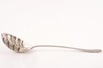 powdered sugar spoon, silver, "Shell", 950 standard, 44.90 g, 20 cm, the middle of the 19th cent., F...