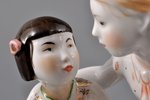 statuete, Draudzība, porcelāns, PSRS, LFZ - Lomonosova porcelāna rūpnīca, modeļa autors - Galina Sto...