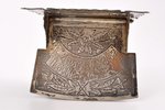 saltcellar, silver, Throne, 84 standard, 98.70 g, engraving, 8.4 x 6.8 x 5.4 cm, by Ivan Sveshnikov,...