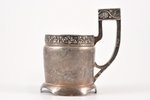 tea glass-holder, silver, "В память войны 1915" ("Commemoration of the war of 1915"), 84 standard, 1...