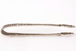 sugar tongs, silver, 875 standard, 24.75 g, 14 cm, the 30ties of 20th cent., Latvia...