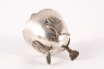 egg holder, silver, 875 standard, 20.10 g, Ø 3.8 cm, by Ludwig Rosenthal, the 30ties of 20th cent.,...
