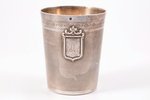 goblet, silver, 950 standard, 154.75 g, h = 9 cm, Ø = 7.4 cm, the beginning of the 20th cent., Franc...