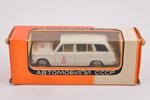 car model, VAZ 2102 Nr. A11, "Olympic games 1980 in Moscow", metal, USSR, ~ 1979...