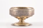 saltcellar, silver, 84 standard, 82.60 g, engraving, Ø 6.9 cm, 1874, Moscow, Russia...