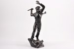 statuete, Par Dzimteni!, čuguns, h = 27 cm, svars 1746.9 g., PSRS, Kasli, 1985 g....