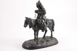 фигурная композиция, Киргиз на лошади, чугун, 20.3 x 18 x 9.1 см, вес 1595 г., Российская империя, К...
