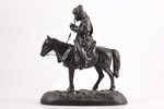 фигурная композиция, Киргиз на лошади, чугун, 20.3 x 18 x 9.1 см, вес 1595 г., Российская империя, К...
