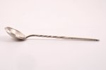 teaspoon, silver, made of 5 lats coin (1931), 35.85 g, 14.4 cm...