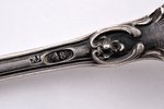 fruit fork, silver, 84 standard, 24.80 g, 15 cm, factory of Klingert Gustav Gustavovich, 1908-1917,...
