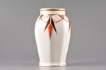 vase, hand painted, porcelain, sculpture's work, M.S. Kuznetsov manufactory, handpainted by Tamara M...