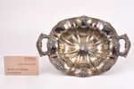 candy-bowl, silver, 84 standard, 189.65 g, 7х22.5 cm, by Adolf Shper, 1846, St. Petersburg, Russia...