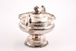 sugar-bowl, silver, 84 standard, 727.25 g, h 16 cm, by Carl Seipel, 1851, St. Petersburg, Russia...