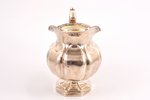 cream jug, silver, 84 standard, 241.35 g, gilding, 11.9 cm, by Adolf Shper, 1838, St. Petersburg, Ru...
