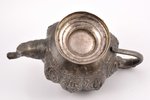 small teapot, silver, 430.50 g, silver stamping, h 13.5 cm, the 19th cent., India...