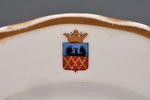 тарелка, герб дворянского рода Нарышкиных (русский дворянский род, к которому принадлежала мать Петр...