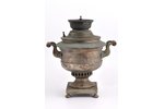 samovar, Yefim Shaposhnikov, "smooth can, with a belt" shape, brass, Russia, the 2nd half of the 19t...