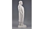 skulptūra, Vladimirs Ļeņins (maztirāžas modelis), porcelāns, PSRS, Gorodņicas porcelāna rūpnīca, 196...