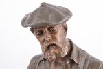 скульптура, "Производство", чушковый цинк, 60.5 см, вес 6650 г., Франция, Arthur Waagen, 2-я половин...
