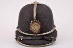 headdress, police officer's (Latvia), 18 x 29.5 x 20 cm, Latvia, the 20-30ties of 20th cent....