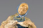 figurine, Pig-tender, ceramics, USSR, SHF Nr.1 - Sculptural Art Factory №1, the 60ies of 20th cent.,...