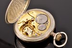 карманные часы, "N. Carstensen Horsens", Швейцария, рубеж 19-го и 20-го веков, серебро, 800 проба, 7...