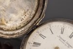 карманные часы, "Николай Линден", Швейцария, рубеж 19-го и 20-го веков, серебро, 875 проба, 6.8 x 5....