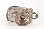 bottle holder, silver plated, Poland (?), the border of the 19th and the 20th centuries, Ø 6.6 cm, w...