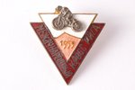 badge, international cross, Rīga, Latvia, USSR, 1959, 23.1 x 22.3 mm, 2.95 g...