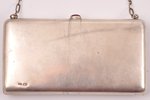 purse, silver, 84 standard, 193.60 g, (total weight), engraving, 12.4 x 6.9 x 2.1 cm, 1908-1914, Mos...