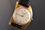 rokas pulkstenis, rets tips, "Stoļičnije", PSRS, 20gs. cent. 60-70tie gadi, zeltījums, (aproceh) 22...