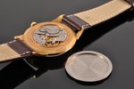 rokas pulkstenis, "Mir", PSRS, 20 gs. 60tie gadi, zeltījums, (aproce) 23.5 cm, (ciparnīcas korpuss)...