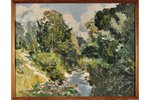 Vinters Edgars (1919-2014), Vasaras ainava, 1985 g., kartons, eļļa, 46.8 x 60 cm...