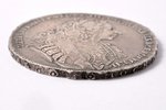 1 рубль, 1729 г., Петр II, серебро, Российская империя, 29.95 г, Ø 41.2 - 42 мм, XF, VF...