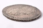 1 ruble, 1729, Петр II, silver, Russia, 29.95 g, Ø 41.2 - 42 mm, XF, VF...