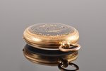 pocket watch, with a case, "Spera", Switzerland, the beginning of the 20th cent., gold, enamel, diam...